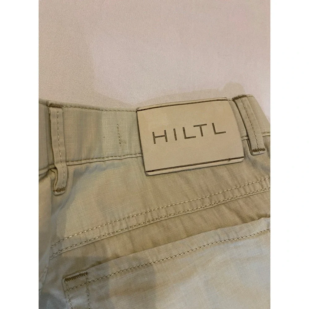 Hiltl Casual Pants Chinos‎ Straight Leg Khaki Beige Mens Size 36x31 |G1